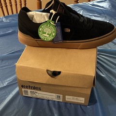 etnies Joslin Vulc Black/Gum Low Top Skateboarding Shoes Men’s US 11 Medium (D)