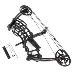 Compound Bow Dual-Use Steel Ball Arrow 40-65lbs Short Axis Archery Hunting RH LH