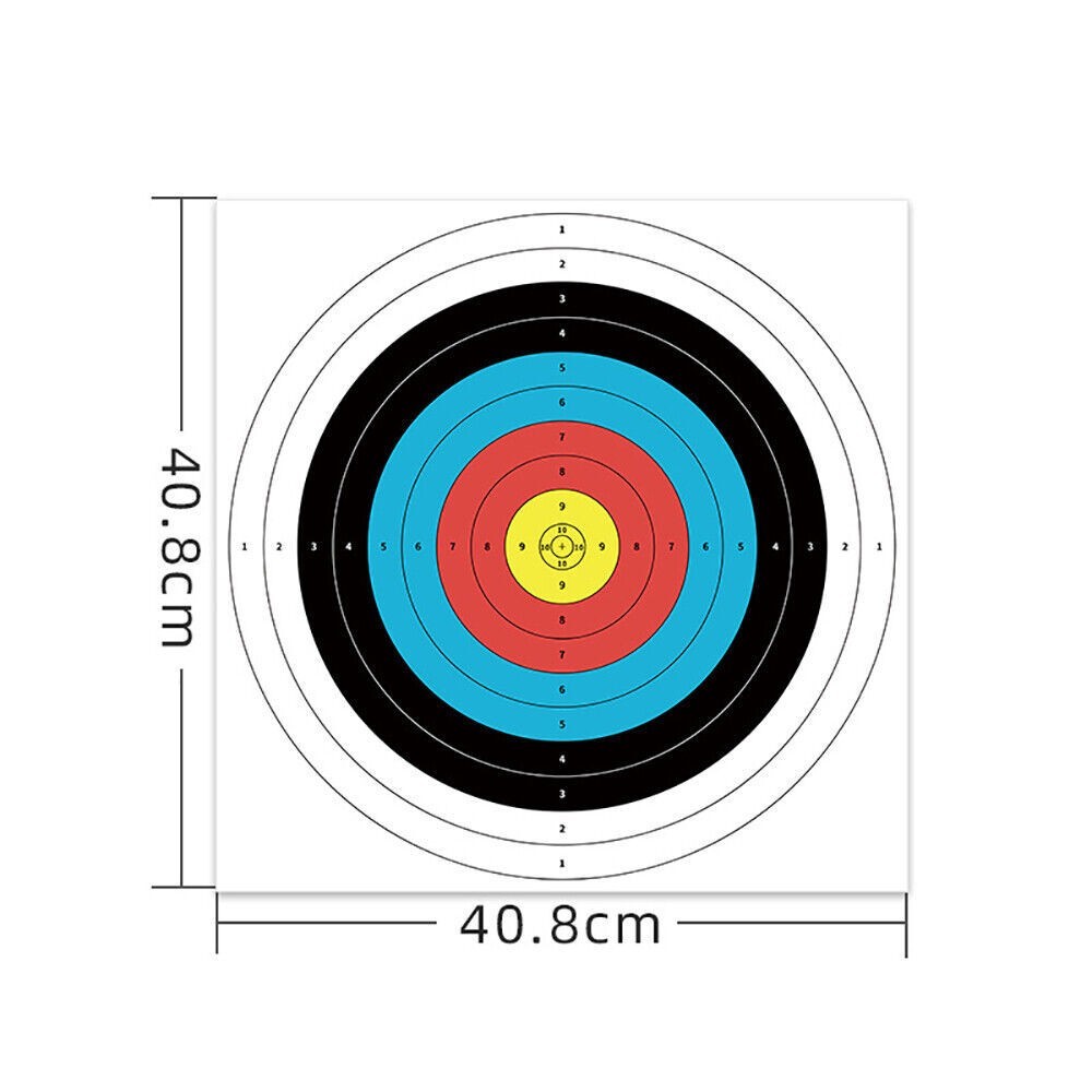 50 PCS 40/60/80cm Archery Paper Target Surface For Bow And Arrow Target Practice