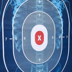 Paper Targets for Shooting Range – 25 x 38 in, 50 Pack, 2 Human 25 x 38″