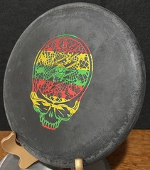 Grateful Dead Skull Gateway Wizard 4S SSSS Putter Golf Disc 173g Rasta Foil