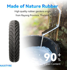 8.5X2 Inch Solid Tires for Electric Scooters 50/75-6.1 Scooter Tire Compatible w