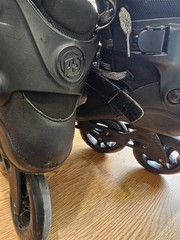 Powerslide Swell PS Triple Black 110 Inline Skates Trinity Sizes M9, W10 Used