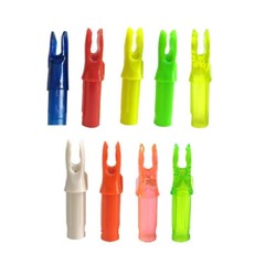 50PCS Arrow Nocks ID6.2mm Insert Tails Plastic Archery Arrow shaft bow DIY +
