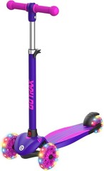 Kids Kick Scooter with LED Lighted Wheels Adjustable Height Handlebar & Widen…