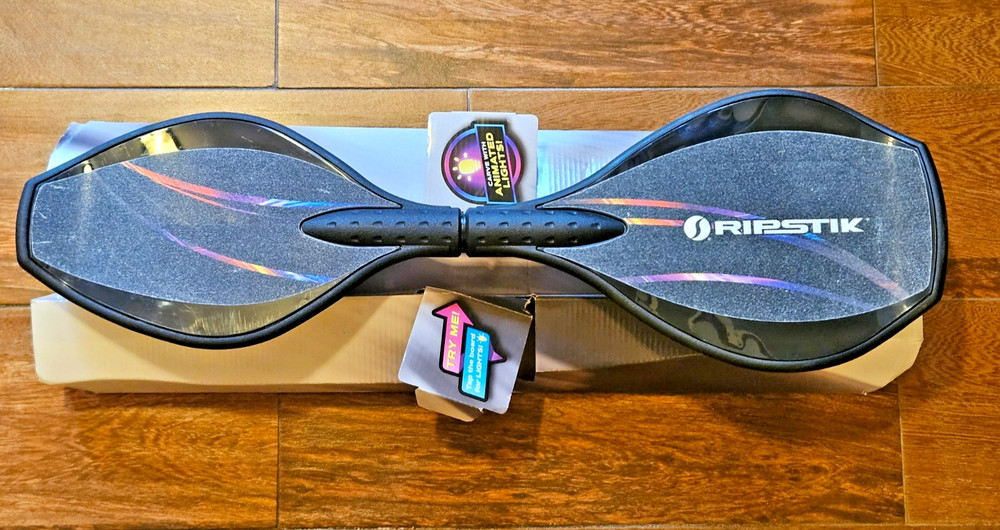 Razor Black Label RipStik Ripster Light Up – Caster Board with Multi-Color LEDs
