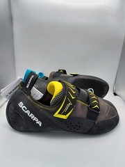 Scarpa Vapor V Climbing Shoe Men’s Size 11.5, EU 45, New In Box, Smoke & Yellow