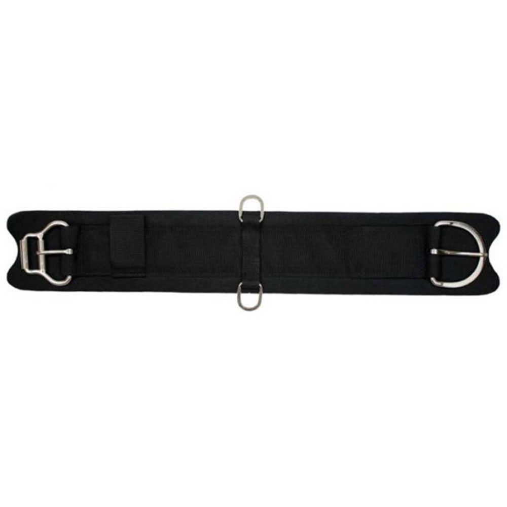 FELT GIRTH Neoprene Center Stainless Steel Buckle and Double Roller Buckle