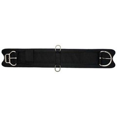 FELT GIRTH Neoprene Center Stainless Steel Buckle and Double Roller Buckle