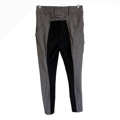 Kerrits Griptek II Full Seat Riding Breeches Grey Black Heathered Medium Pants