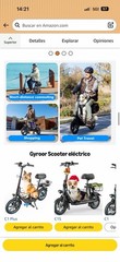 Gyroor C1S Electric Scooter Adults, 650W Folding, Basket, Dual Suspension, LCD