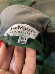 LeMieux Suede Saddle Pad , Ear Bonnet U.S. 4 Riding Shirt Set Hunter Green