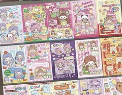 60Sheets Random Cute Japanese Cartoon DIY Decor Gift Sealing Stickers 1.9×3