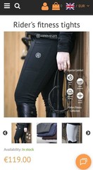 Hrimnir Women’s Equestrian Riding Leggings Breeches Horse Riding Size L