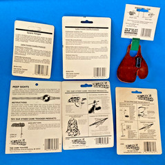 VTG LOT 6 NOS TRAD ARCHERY VINTAGE ALLEN GAME TRACKER SHOOTING TAB SPARE FINGER