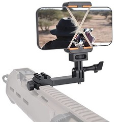 High Precision Aluminum Alloy Cell Phone Smartphone Gun Clamp Mount Picatinny