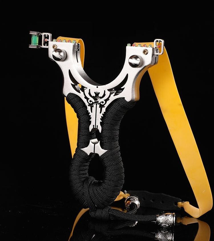 Slingshot,Hunting Catapult Laser Slingshot Professional Slingshot With Rubber