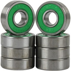Longboard Wheels 60mm x 44mm 83A Clear Red 4-Pack with Abec 7 Bearings, Spacers
