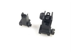 Krytac OEM Full Metal Fixed Iron Sights Set for Airsoft AEG