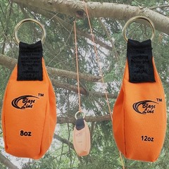 Arborist Throw Line Weight Pouch Bag 2-Pack(8 0z and 12 oz)- Outdoor Tree Climb