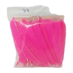 81 Count Gateway Feathers 5″ Left Wing: Parabolic Fluorescent Flo Pink 500LPSFP