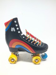 Moxi Rainbow Rider SkatesAsphalt Black10.0