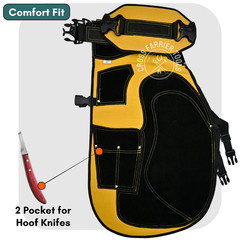 Farrier Apron Leather Blacksmith Chaps Horse Shoeing Hoof Trimming Multi Color