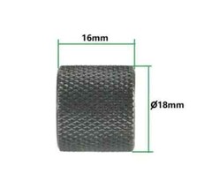 Metric 14×1 LH TPI Left Hand Thread Protector, All Steel, Free Steel 14mm Washer