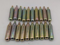 CO2 Cartridges for Air Rifles and Air Pistols, 12-gram C02, Lot Of 20