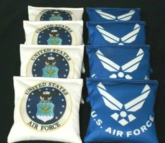 Custom 8 aca UNITED STATES Military Air Force cornhole regulation bags