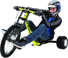 DXT Drift Trike Yellow, One Size