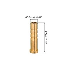 50 Grain Archery Arrow Brass Insert 12 Packs for 244/ 6.2mm Carbon Arrows