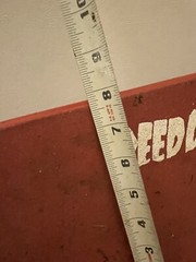 Speed Demon Skateboard 31in x 7.75in Concave Board Double Kick Tails Skull Red