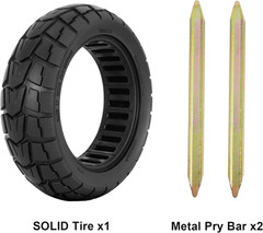 10X2.70-6.5 Scooter Solid Tire, 10 Inch Airless Explosion-Proof Anti-Puncture Ti