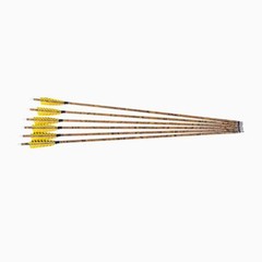 30″ Carbon Arrows Camo SP500 Turkey Feather Removable Tips Compound Bow Target