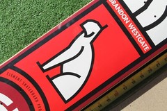 Element Brandon Westgate Dog Cat Pro Model Red 8x31in. Vintage SKATEBOARD DECK