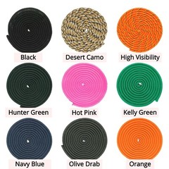 Polypropylene Utility Rope – 1/4″ diameter – Multiple Lengths – 15+ Colors