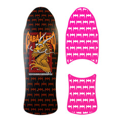 Die-Cut Style Grip Tape with Bats cutouts fits Powell Caballero Dragon & Bats