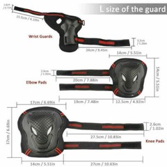 Adult Wrist Elbow Knee Pads Cycling Roller Skate Protective Gear Guard 6Pcs/set