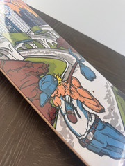 VTG CHAD MUSKA SKATEBOARD DECK 8″ – NOS TOY MACHINE 1990’S RARE RP «HITCHHIKER»