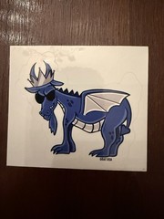 GOAT USA Blue Dragon. Single Sticker. Brand New. Free Shipping.