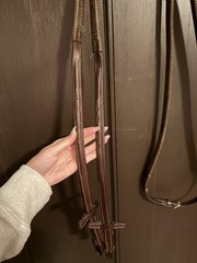 Cwd Fancy Stitched Rubber Reins