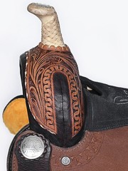 ZI COMFYTACK Western Horse Barrel Racing Trail Pleasure American Leather Saddle