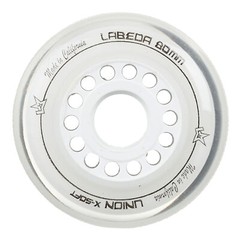 Labeda Inline Roller Hockey Skate Wheels Union White 76mm Set of 4