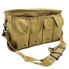 Shooters Gate Deluxe Paintball Vest, Drop Leg Carrier & Range Bag Set – FDE