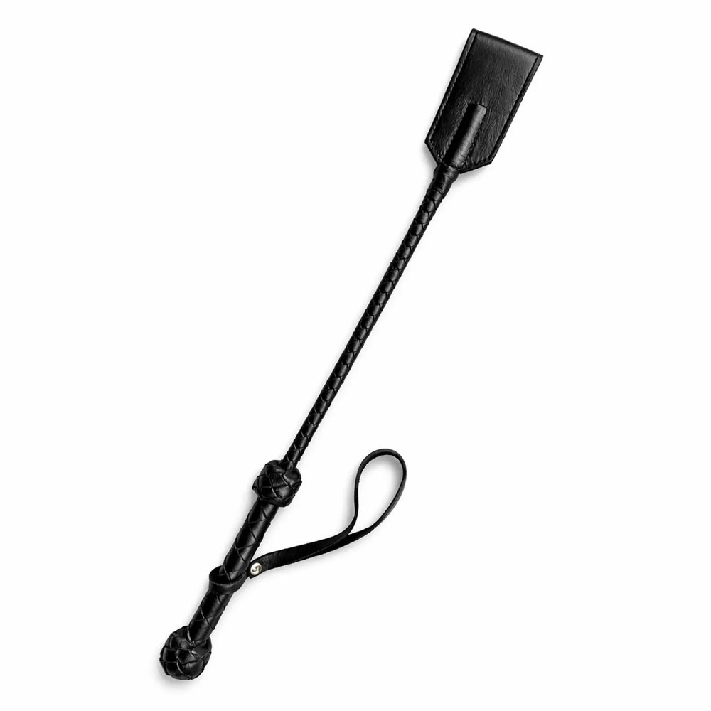 Leather Riding Crop 19.7″ (50 cm) Genuine Leather Braided Handle