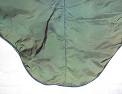 DOVER English GREEN Saddle Carrier / Cover – QUILTED & PADDED – Handles – GREAT