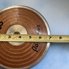 Nelco Popular Laminated Wood Competition/Olympic 1K Discus-Vintage, Great Shape!