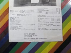 vtg 1980s Fogtown Skateboards SF Single Sheet catalog V. Scarce