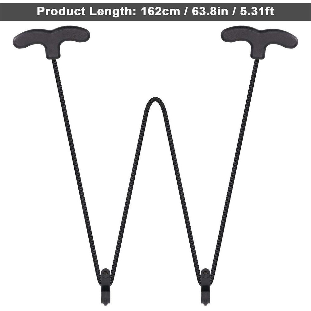 Crossbow Cocking Rope Double Handle Pull Cord String Hunting Aid